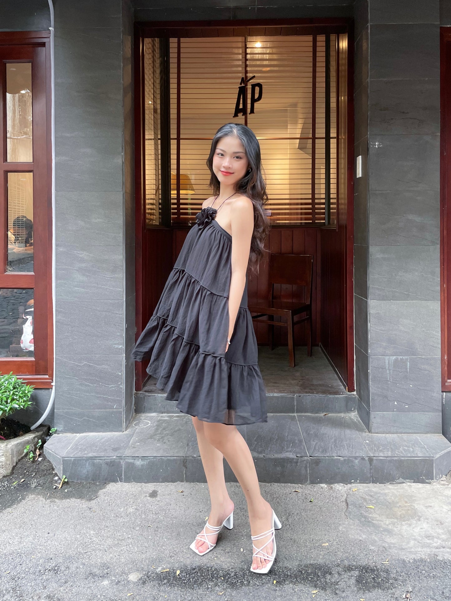 Alita Dress - Open-Back Halter Dress