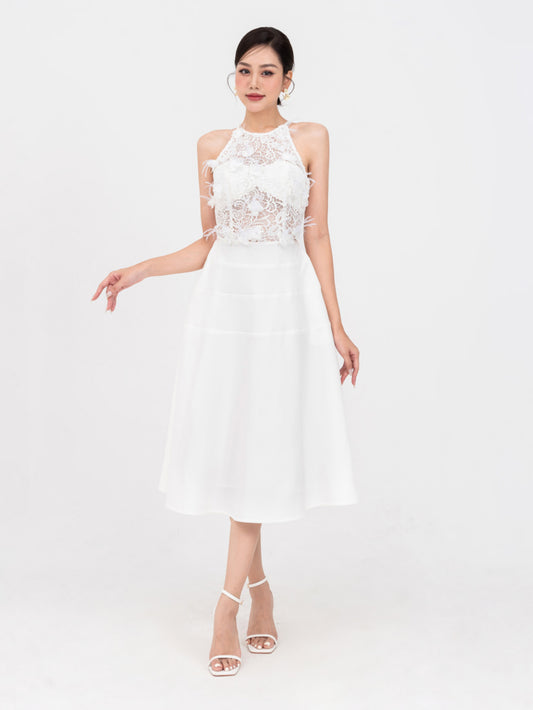 Agness Dress - Halterneck Dress