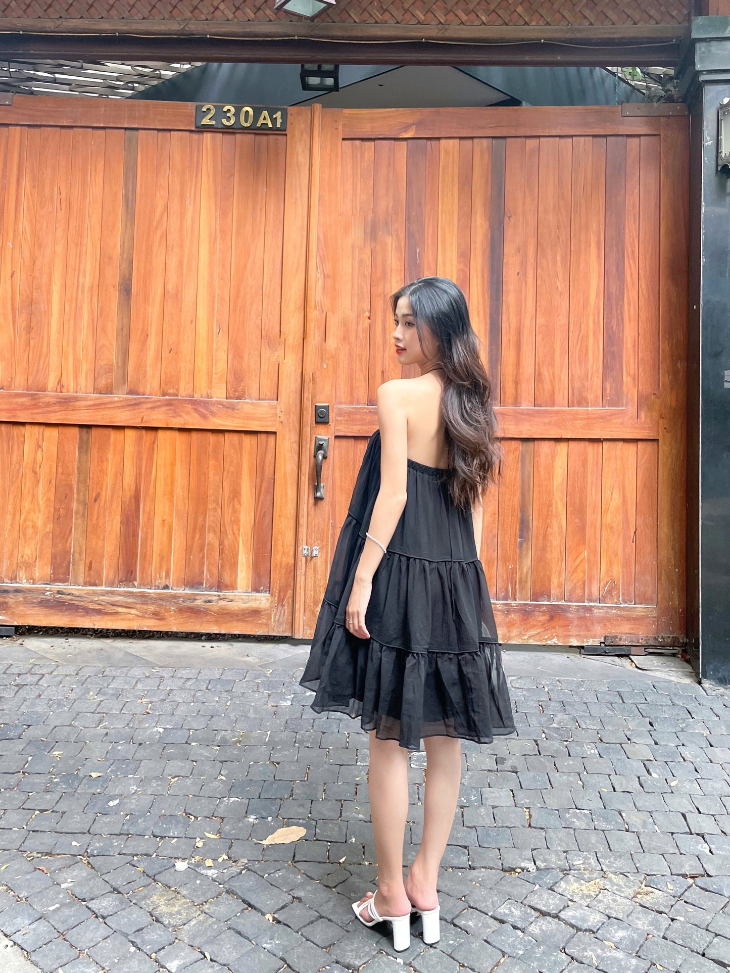 Alita Dress - Open-Back Halter Dress