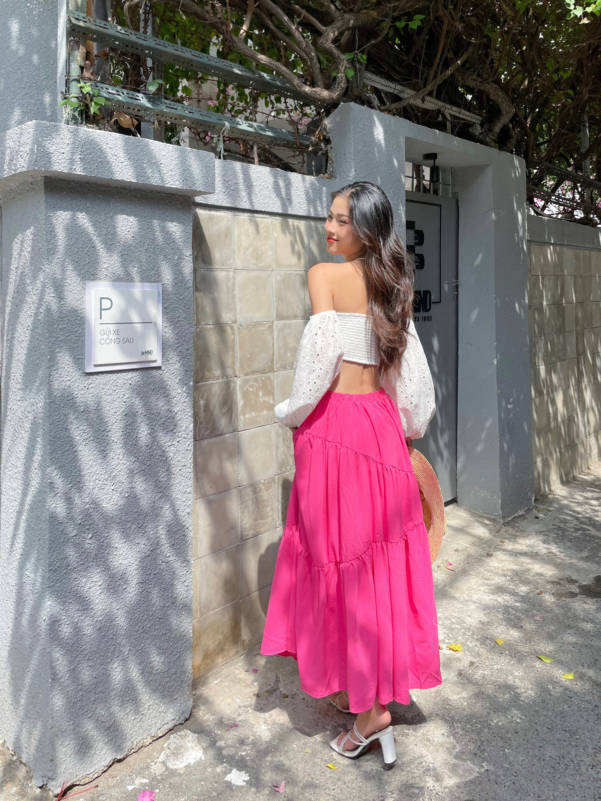 Netrol Skirt - Flowy Maxi Skirt Freesize