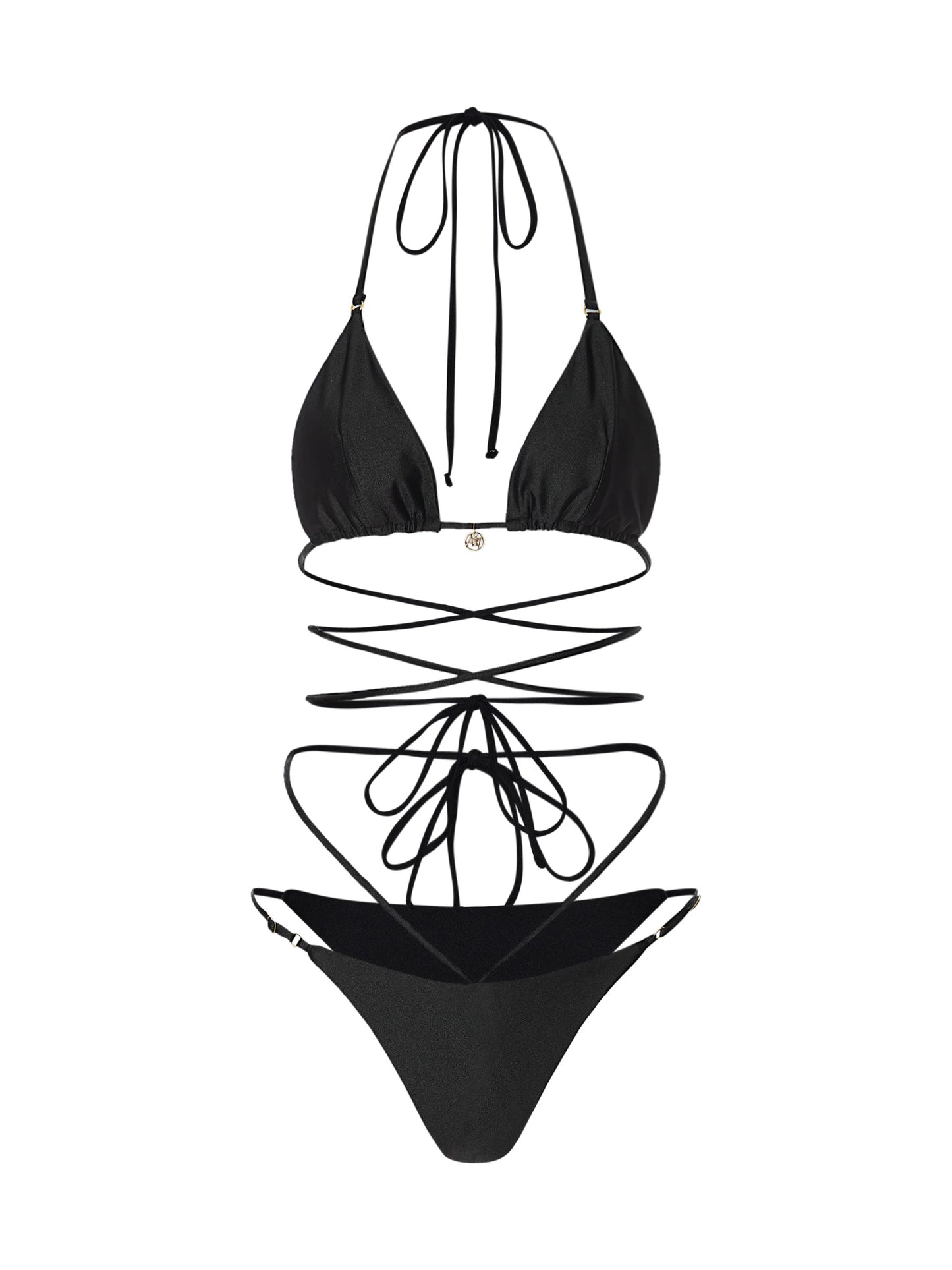 Gold Masco Bikini Set