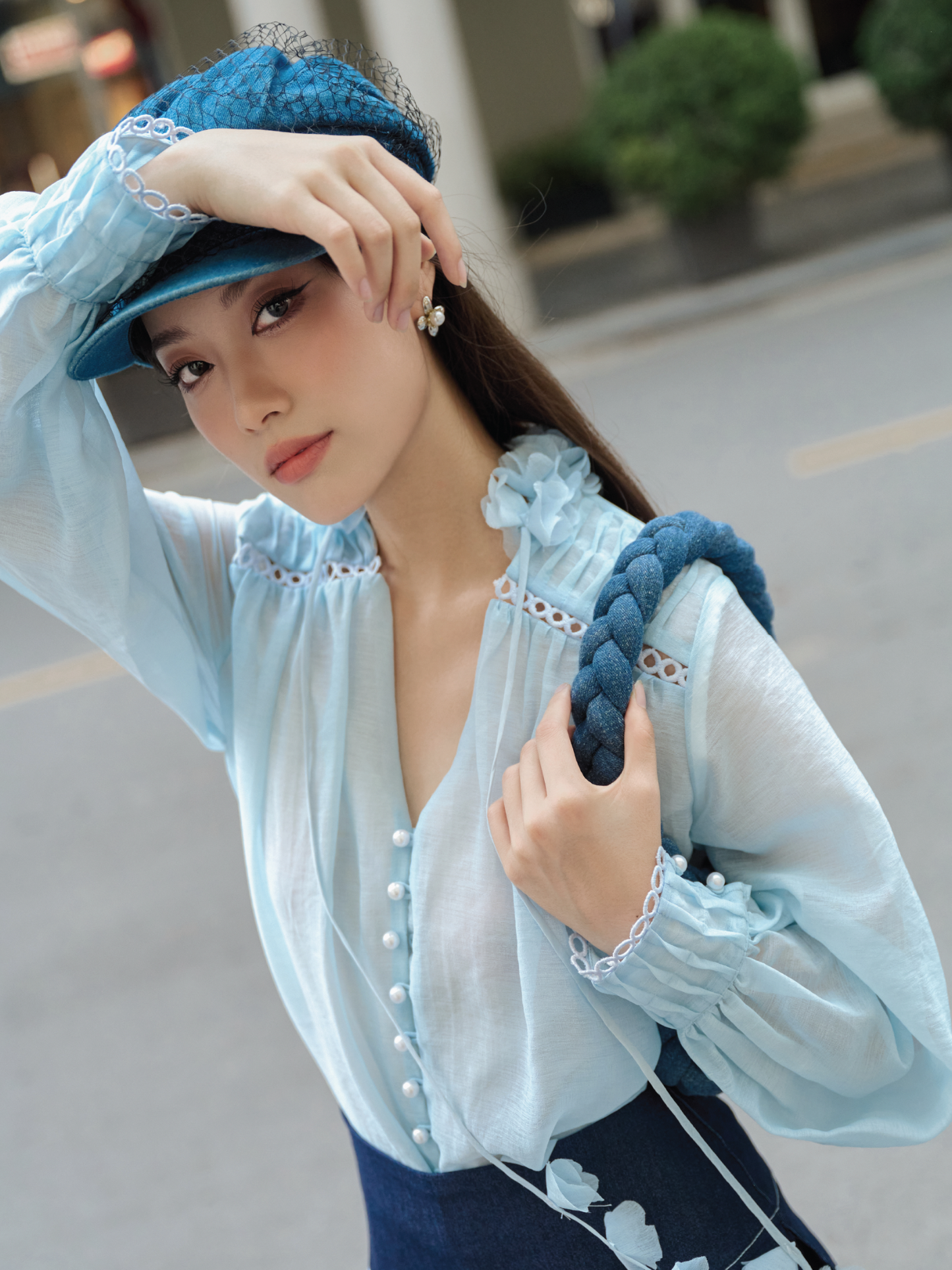 Cice Skirt - A-line Denim Skirt, Elegantly Trendy And Stylish