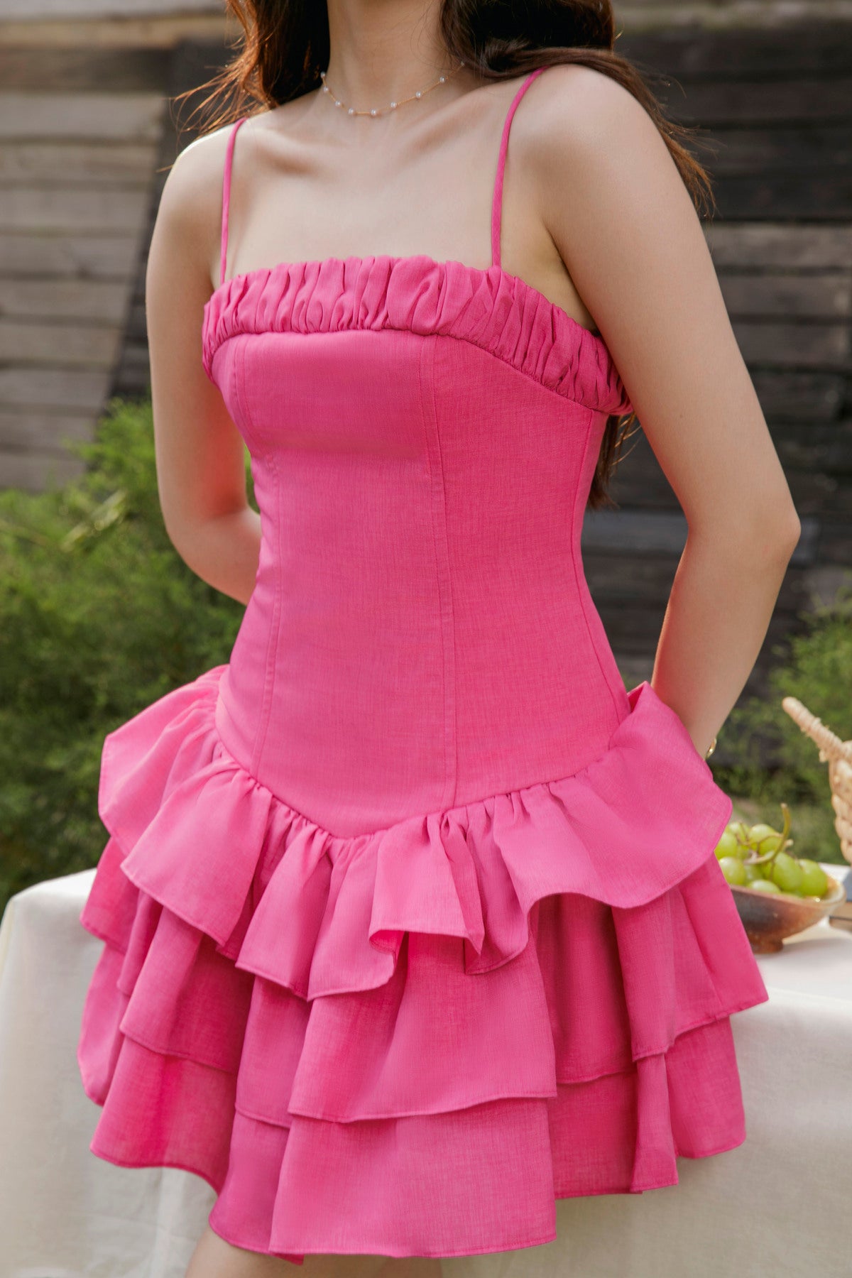 Lona Dress - Spaghetti Strap Layered Dress