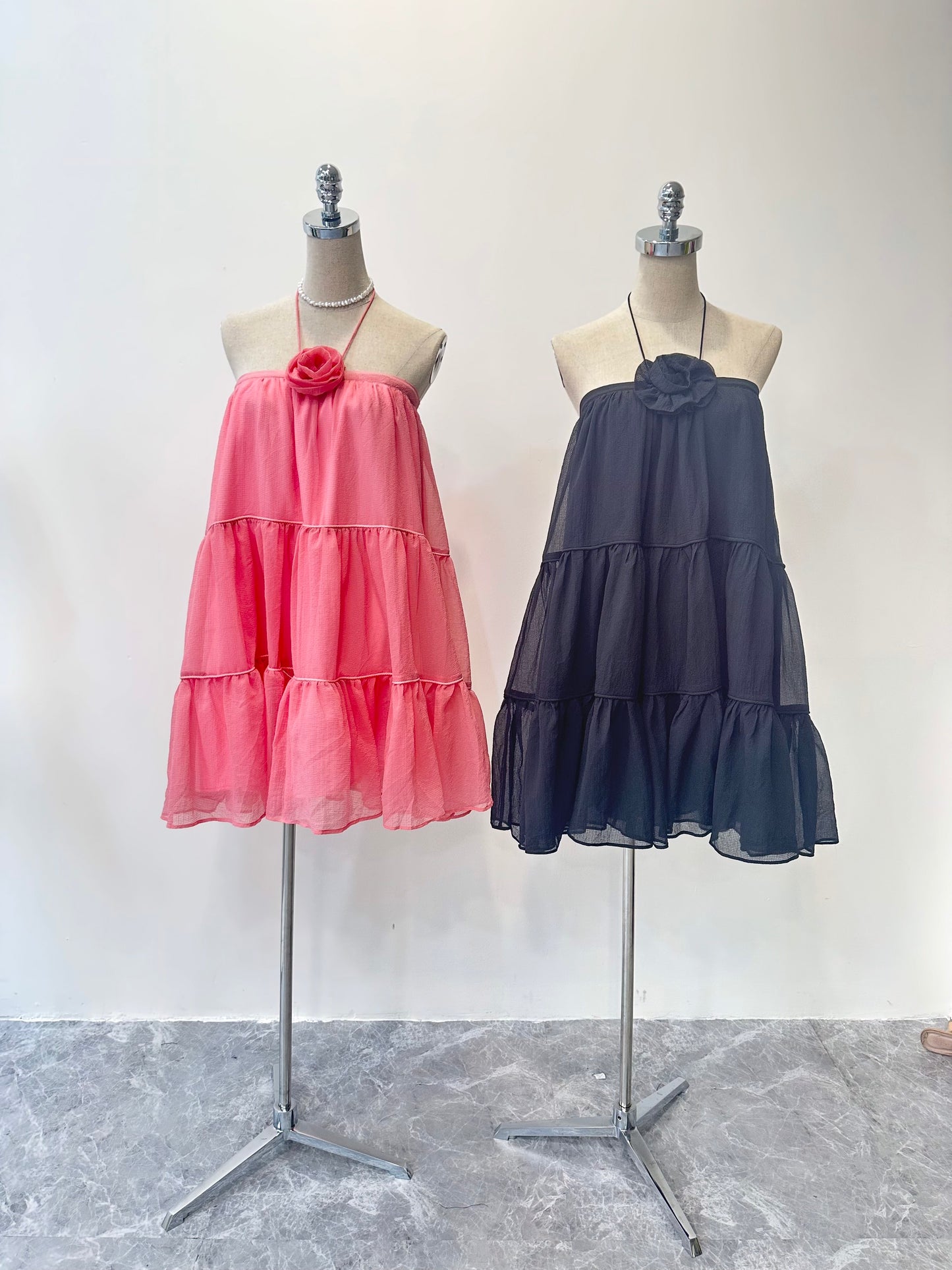 Alita Dress - Open-Back Halter Dress