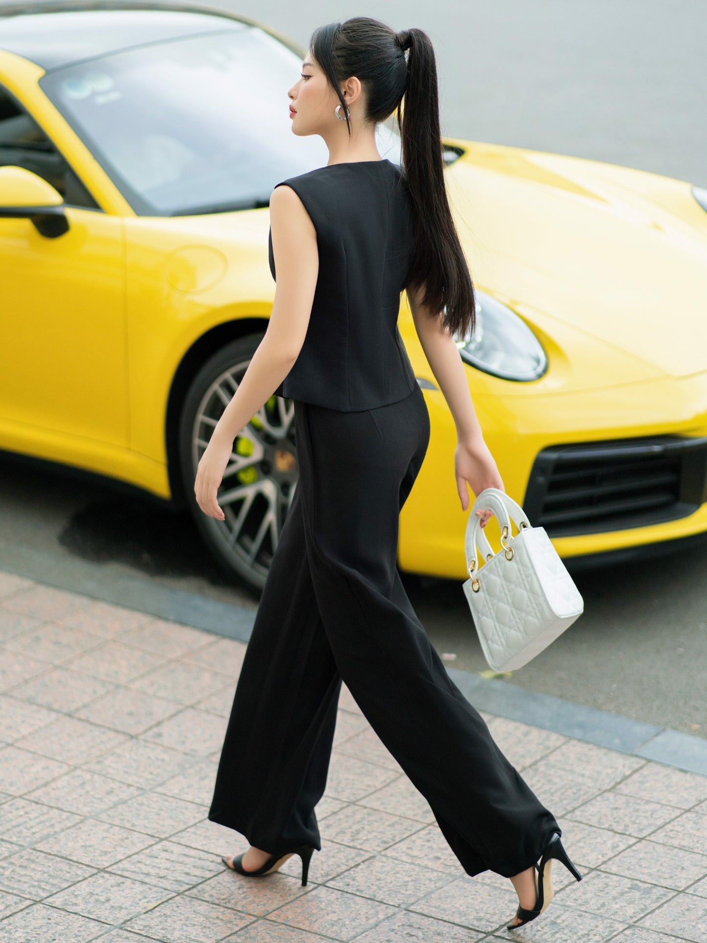Cindy Pants - Wide-Leg Trousers, Gentle And Elegant Style Suitable For Work