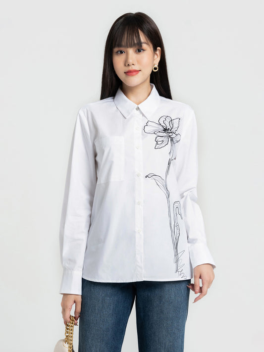 Shirt With Floral Print